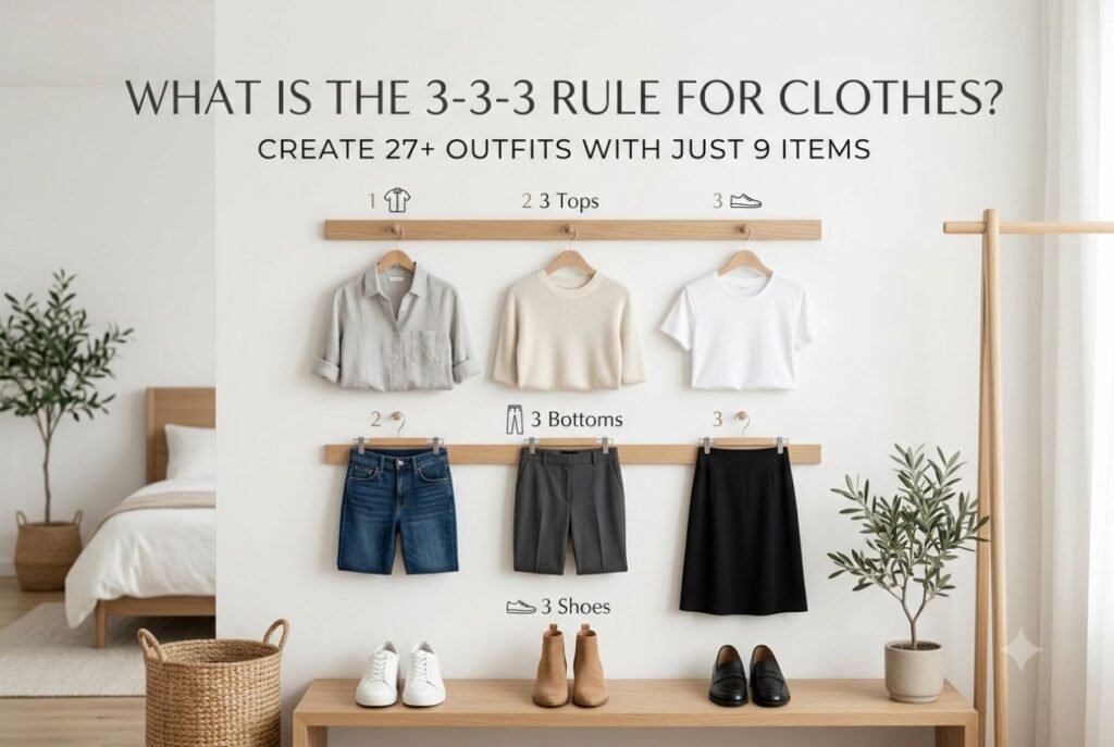 What Is the 3-3-3 Rule for Clothes?